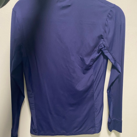 Kismet Navy Blue Long-Sleeve Equestrian show shirt. Never worn - Picture 3 of 7